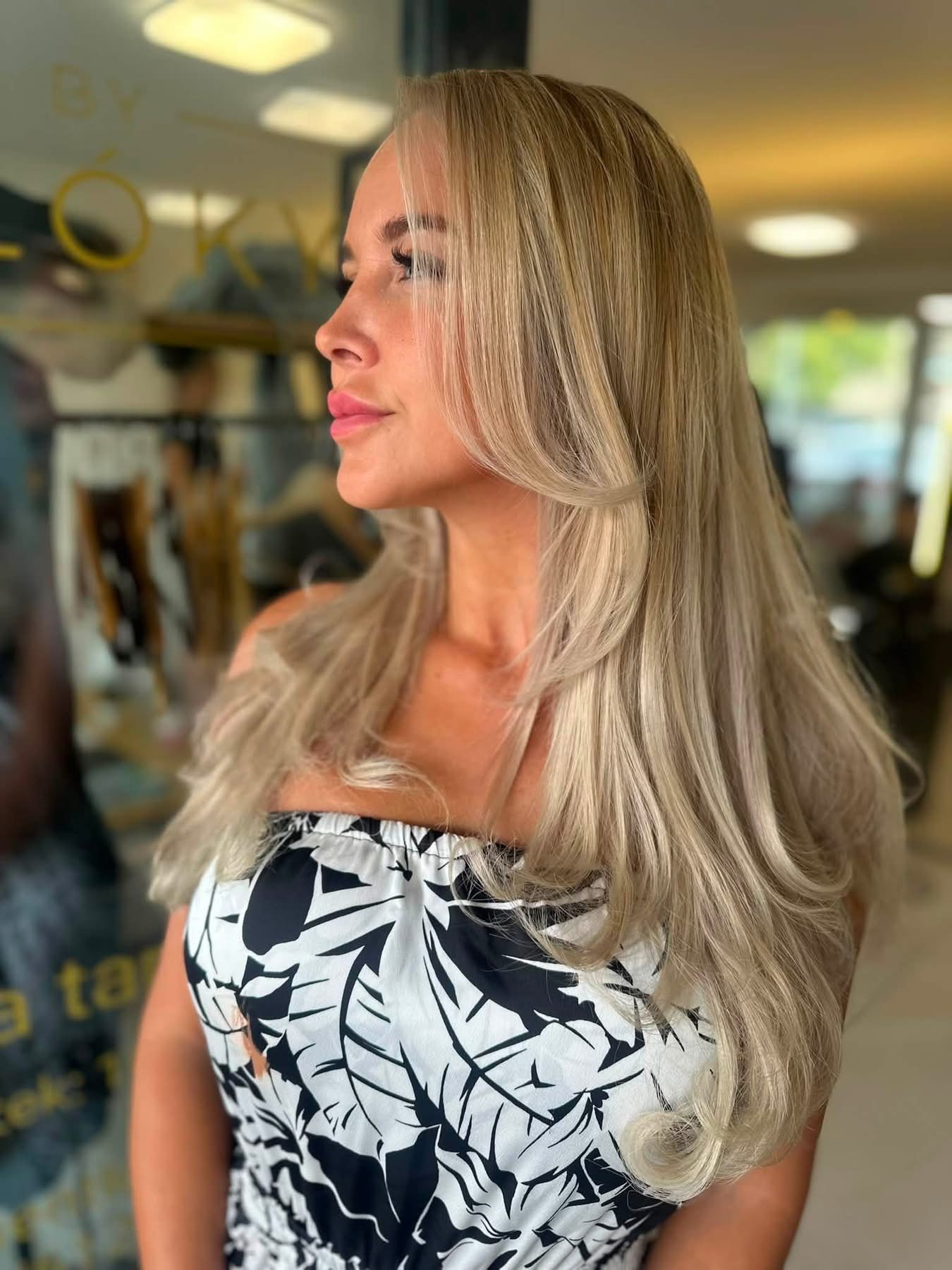 Szőke balayage